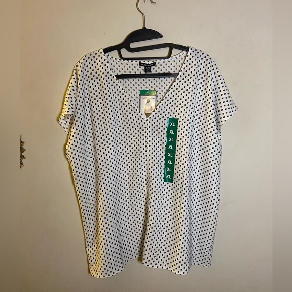 Hilary Radley blouse, V-neck - Picture 1 of 6